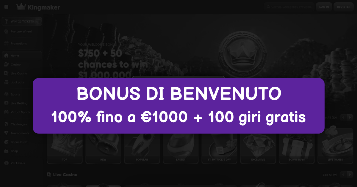 Kingmaker Casino Italia